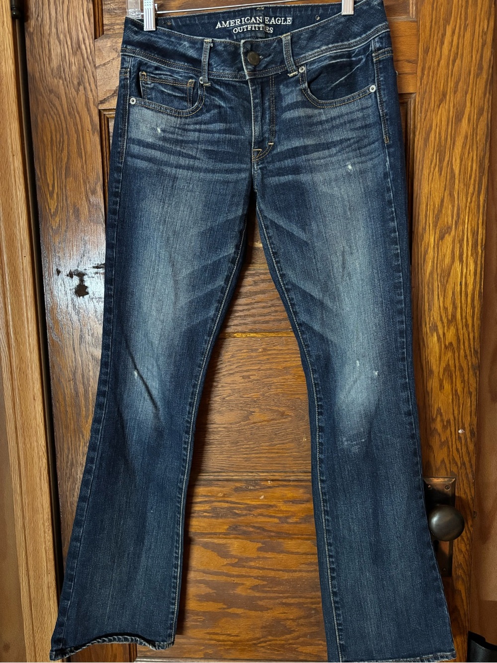Y2K Lowrise American Eagle Dark Wash Bootcut Jeans